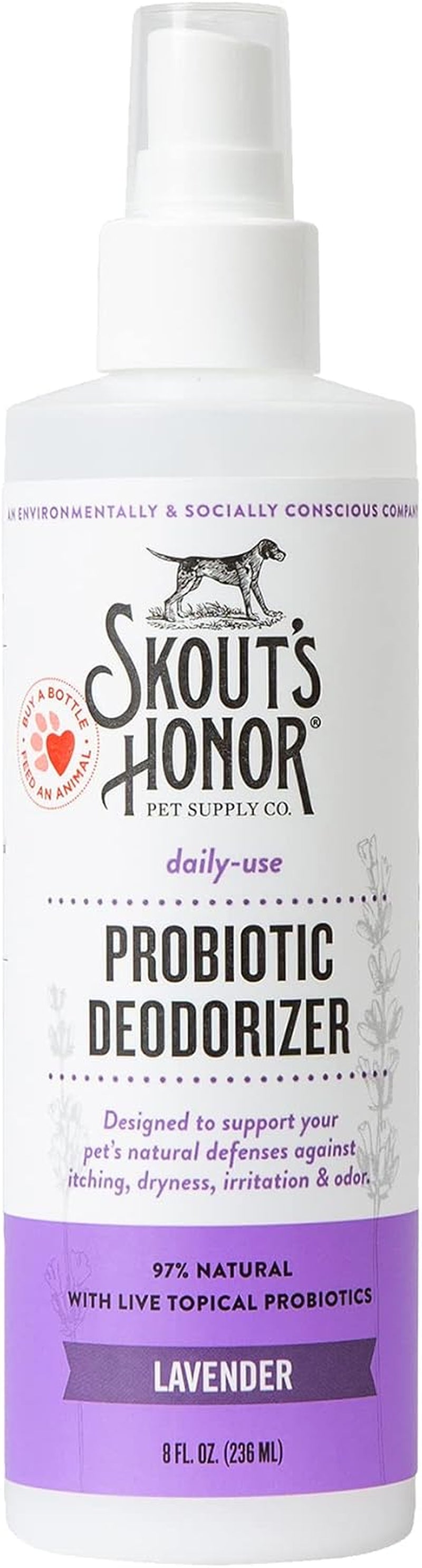 Probiotic Dog Deodorizing Spray - Lavender, 8 Oz