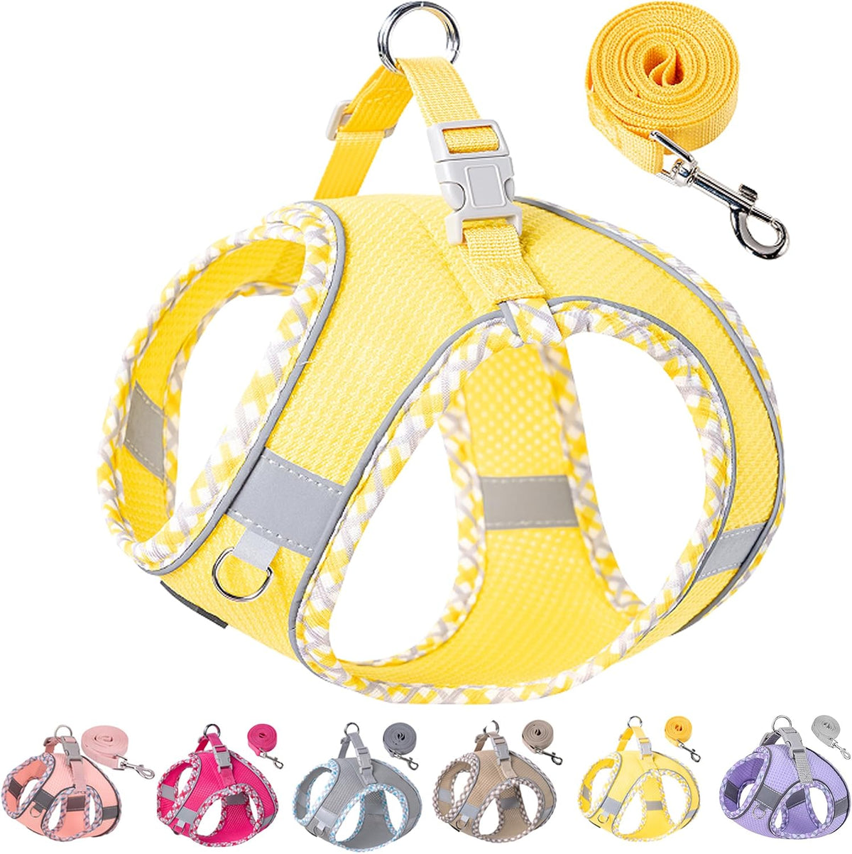 Step in Dog Harness No Pull and Leash for Small Medium Dogs Cats.